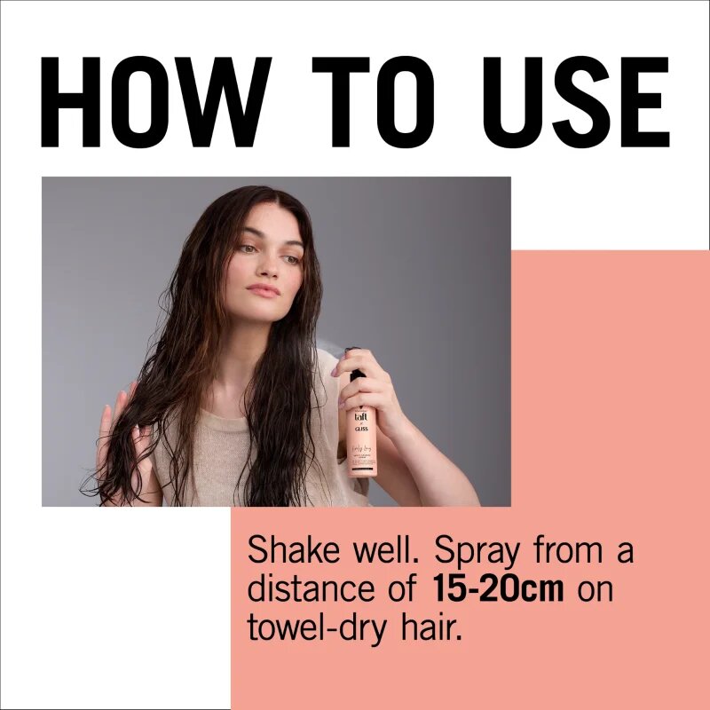 Schwarzkopf Taft x Gliss večnamensko pršilo za toplotno oblikovanje las Lovely Long 150 ml