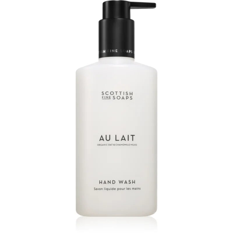Scottish Fine Soaps Au Lait tekoče milo z dozirno črpalko 300 ml