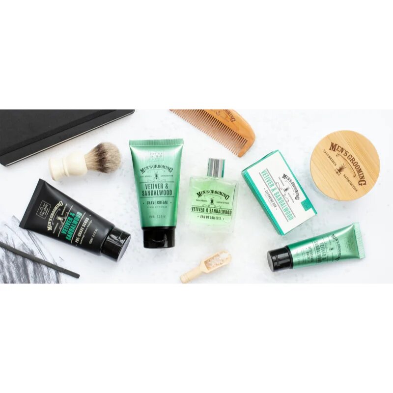 Scottish Fine Soaps Men’s Grooming Vetiver & Sandalwood čistilno trdo milo za moške 220 g