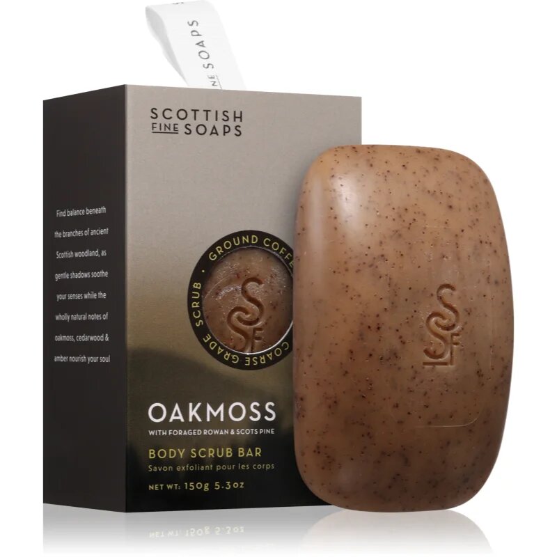 Scottish Fine Soaps Oakmoss eksfoliacijsko milo za teto 150 g
