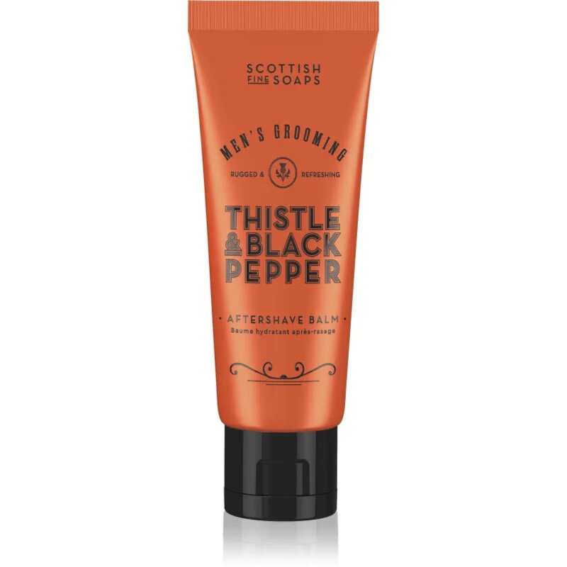 Scottish Fine Soaps Thistle & Black Pepper balzam za po britju v tubici 75 ml