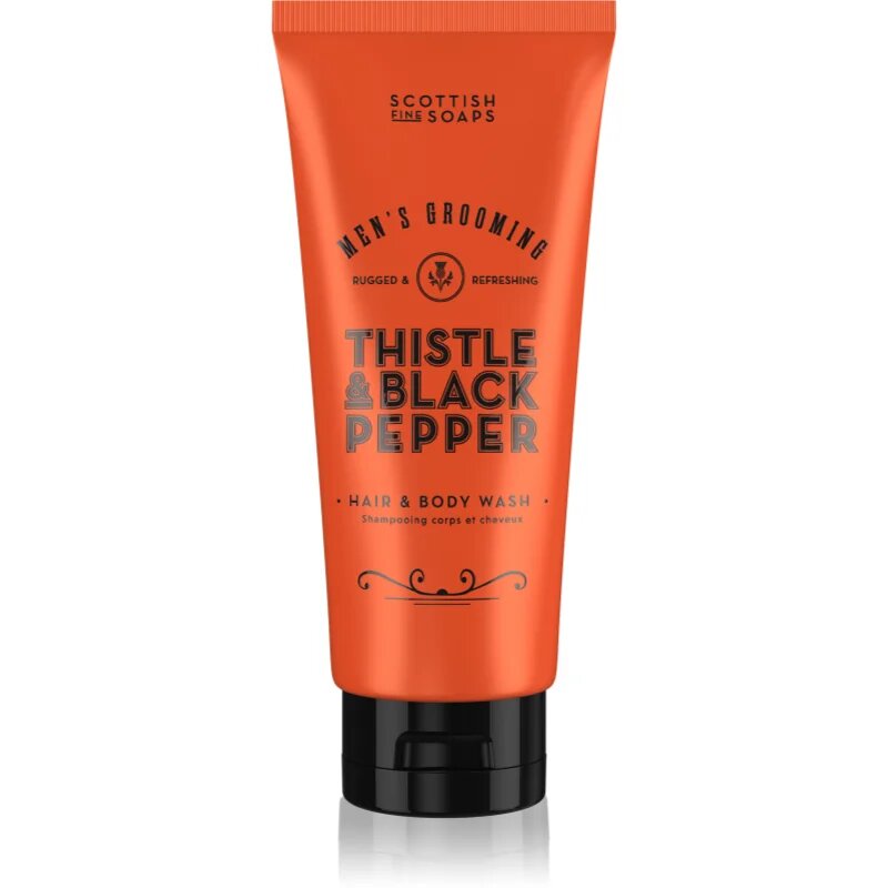 Scottish Fine Soaps Thistle & Black Pepper gel za prhanje za moške 200 ml