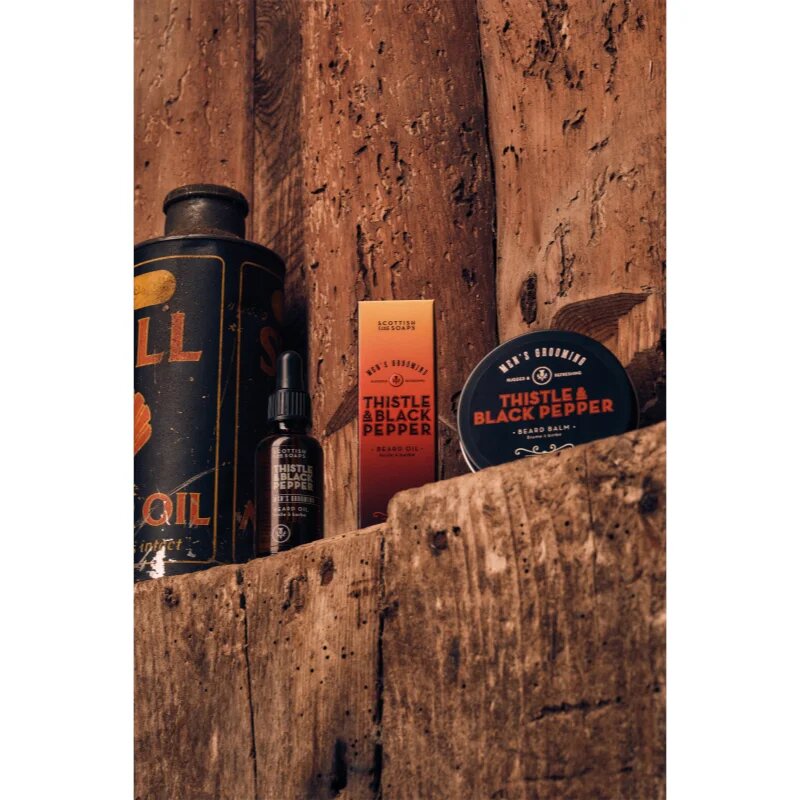 Scottish Fine Soaps Thistle & Black Pepper olje za brado 30 ml