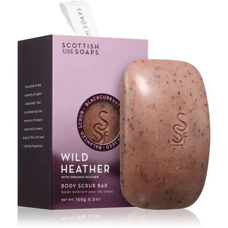 Scottish Fine Soaps Wild Heather eksfoliacijsko milo za teto 150 g