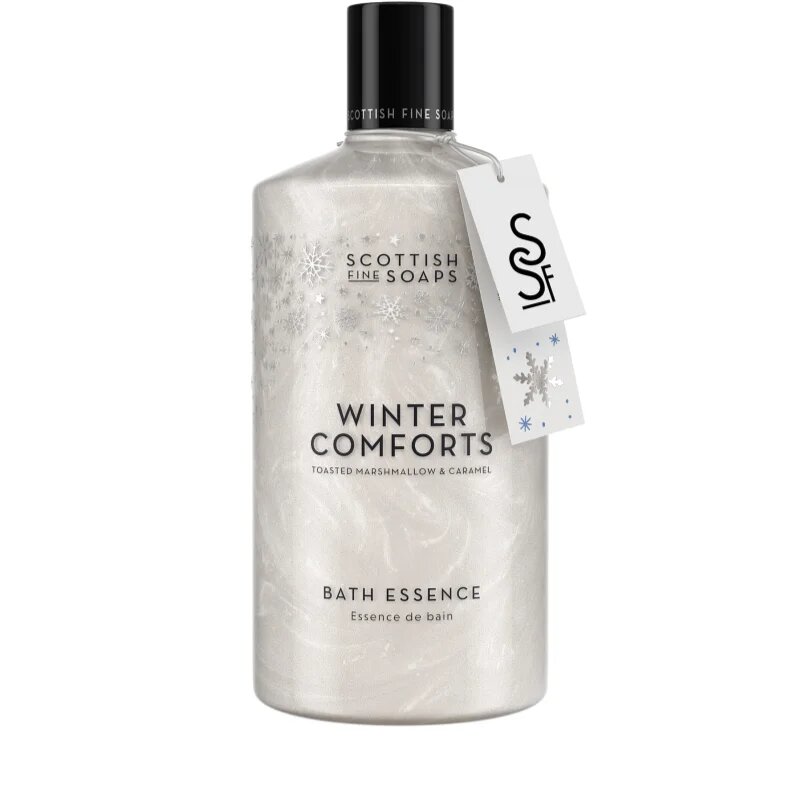 Scottish Fine Soaps Winter Comforts esenca za kopel dišave Toasted Marshmallow & Caramel 500 ml