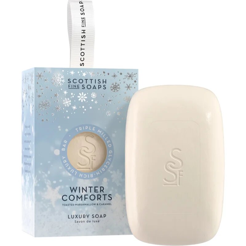 Scottish Fine Soaps Winter Comforts trdo milo dišave Toasted Marshmallow & Caramel 150 g