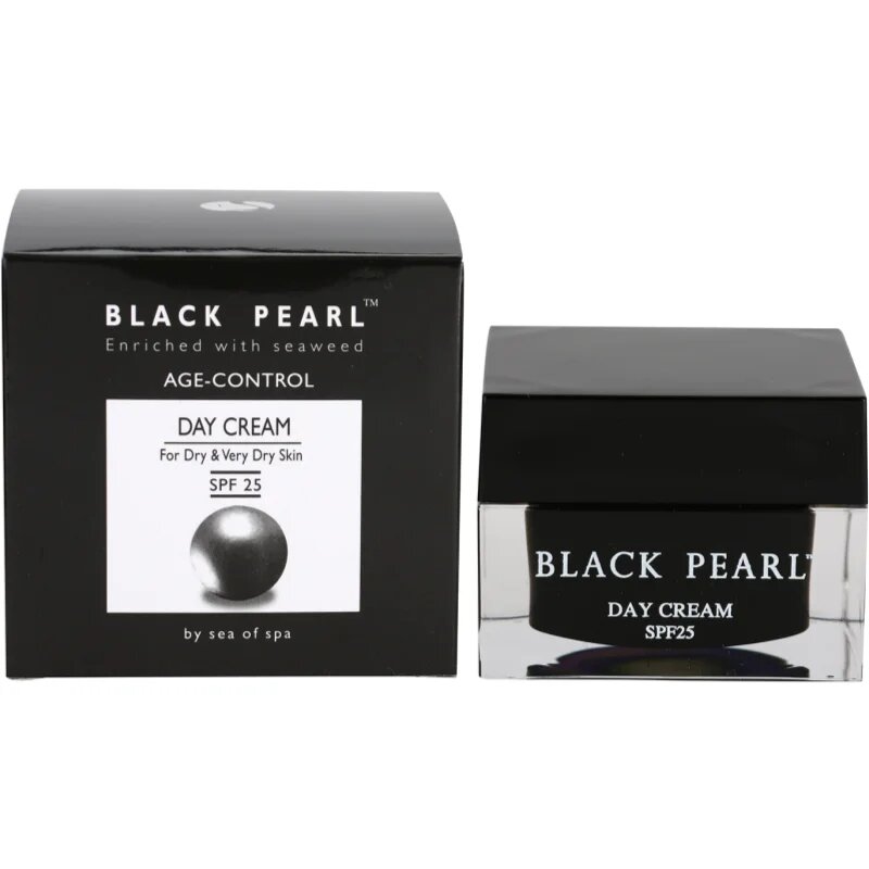 Sea of Spa Black Pearl dnevna krema proti gubam za suho do zelo suho kožo SPF 25 50 ml