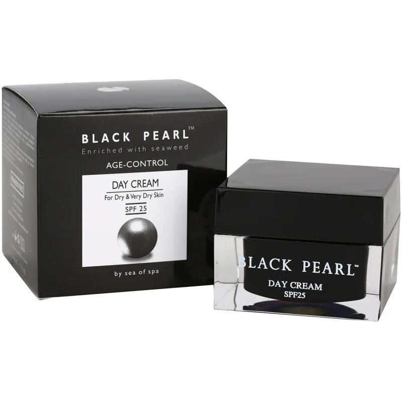Sea of Spa Black Pearl dnevna krema proti gubam za suho do zelo suho kožo SPF 25 50 ml