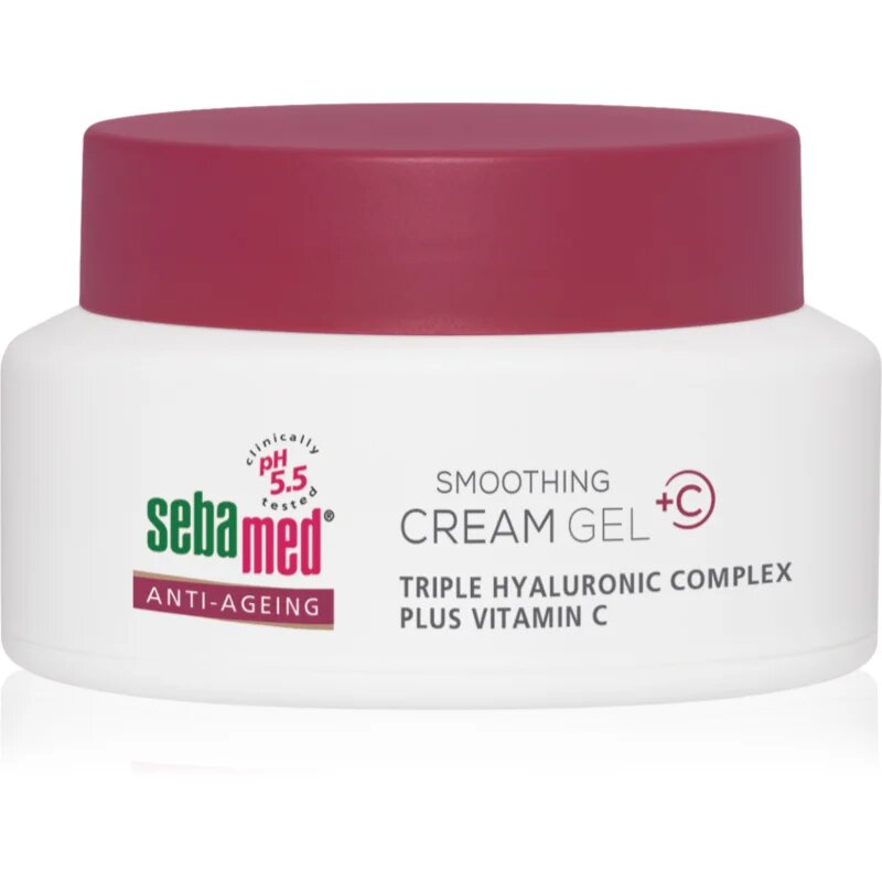 Sebamed Anti-Ageing Smoothing Cream Gel krema proti gubam s hialuronsko kislino 50 ml
