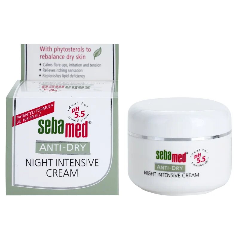 Sebamed Anti-Dry nočna intenzivna krema s fitosteroli 50 ml