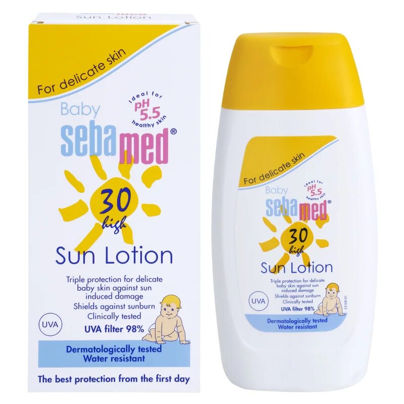 Sebamed Baby Sun losjon za sončenje za otroke SPF 30 200 ml