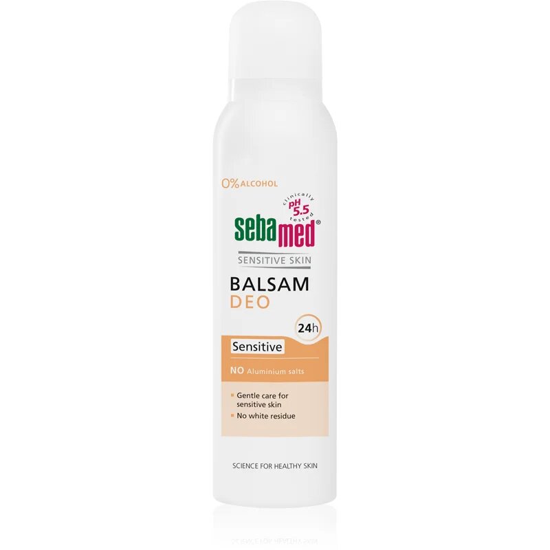 Sebamed Body Care Balsam Deo deodorant brez alkohola in vsebnosti aluminija za občutljivo kožo Sensitive 150 ml