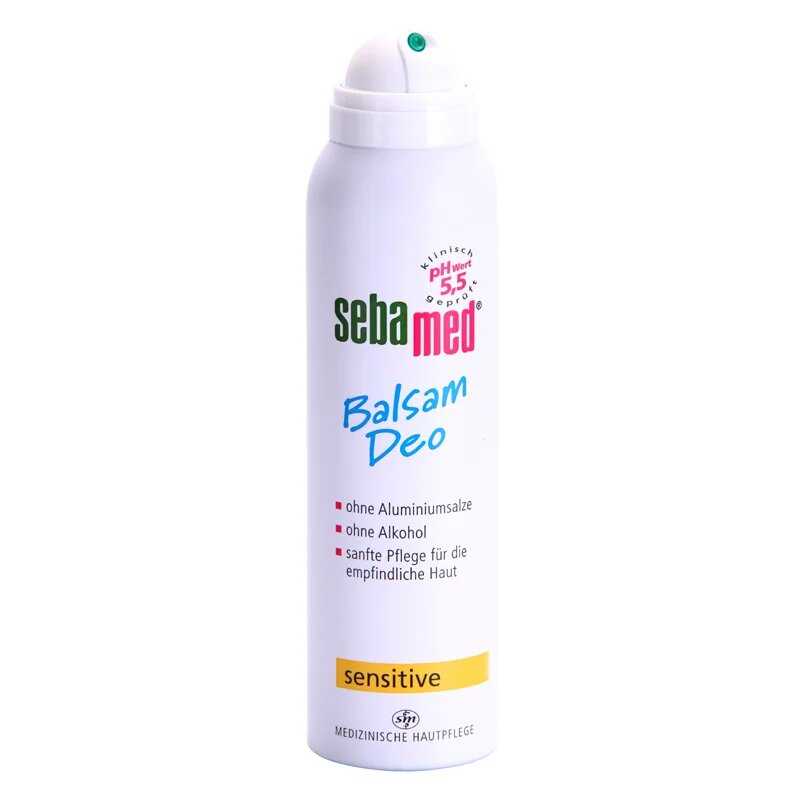 Sebamed Body Care Balsam Deo deodorant brez alkohola in vsebnosti aluminija za občutljivo kožo Sensitive 150 ml