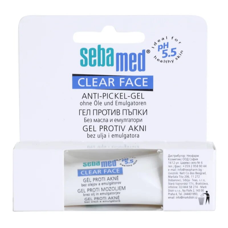 Sebamed Clear Face Anti-Pimple Gel gel proti aknam 10 ml