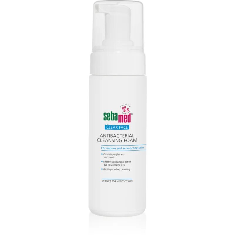 Sebamed Clear Face Antibacterial Cleansing Foam čistilna pena 150 ml
