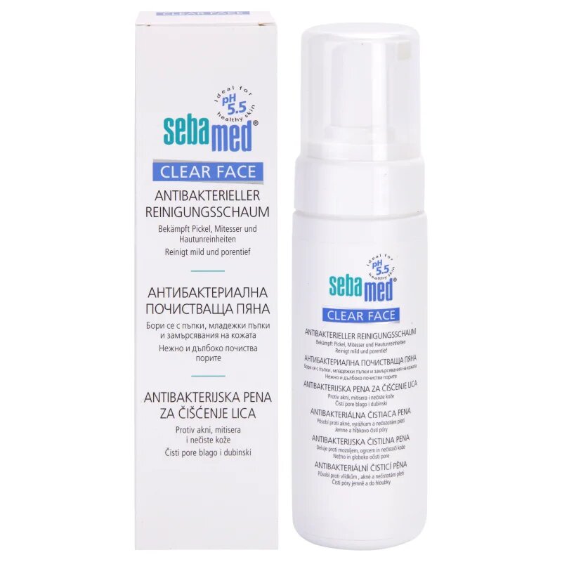 Sebamed Clear Face Antibacterial Cleansing Foam čistilna pena 150 ml