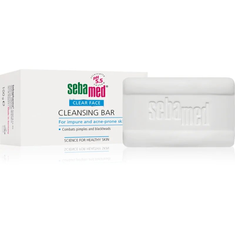 Sebamed Clear Face Cleansing Bar syndet za problematično kožo 100 g