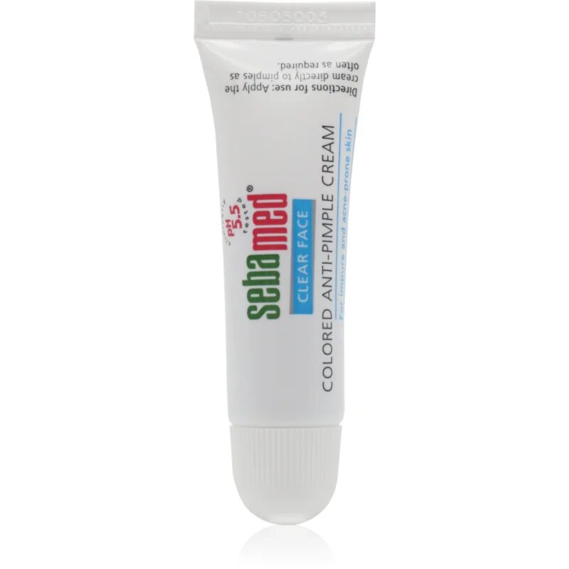 Sebamed Clear Face Colored Anti-Pimple Cream tonirana krema proti aknam 10 ml