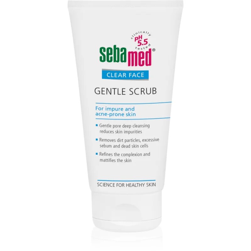 Sebamed Clear Face Gentle Scrub nežen piling za obraz 150 ml