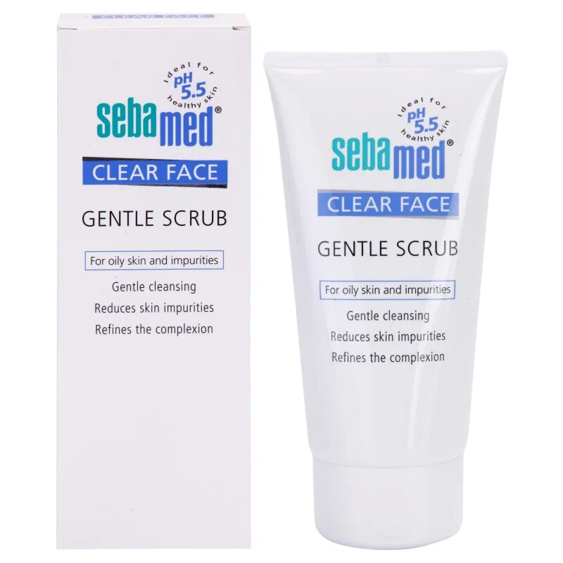 Sebamed Clear Face Gentle Scrub nežen piling za obraz 150 ml