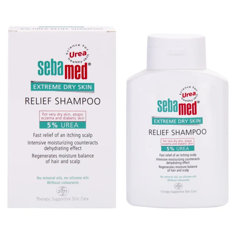 Sebamed Extreme Dry Skin pomirjujoči šampon za zelo suhe lase 5% Urea 200 ml