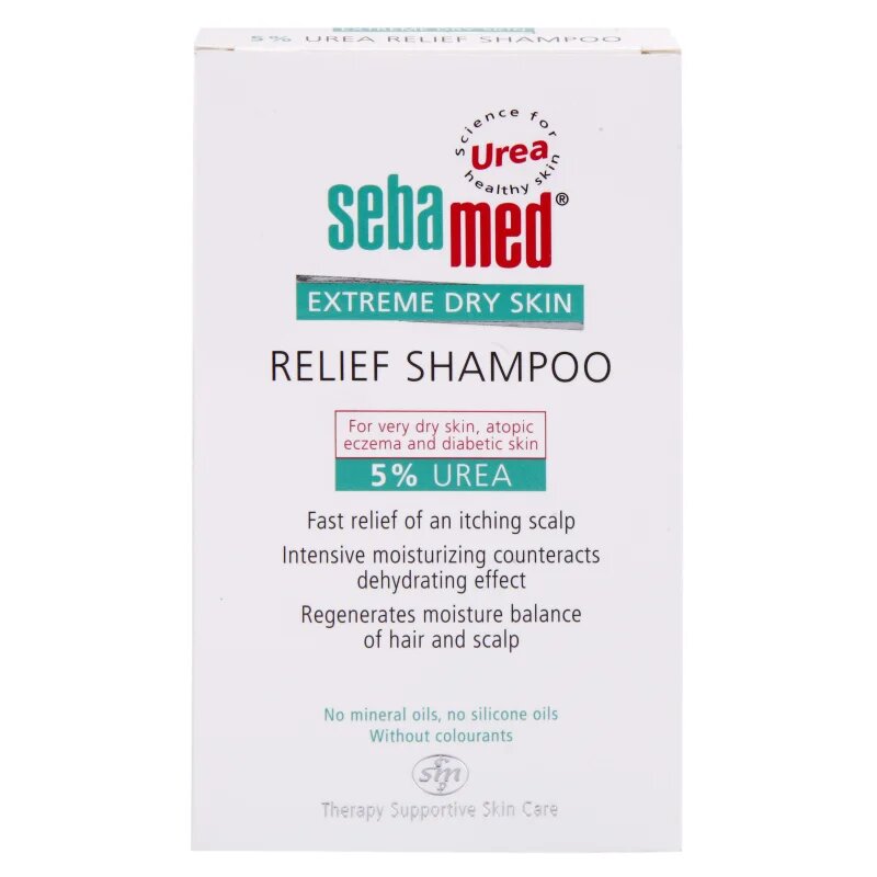 Sebamed Extreme Dry Skin pomirjujoči šampon za zelo suhe lase 5% Urea 200 ml