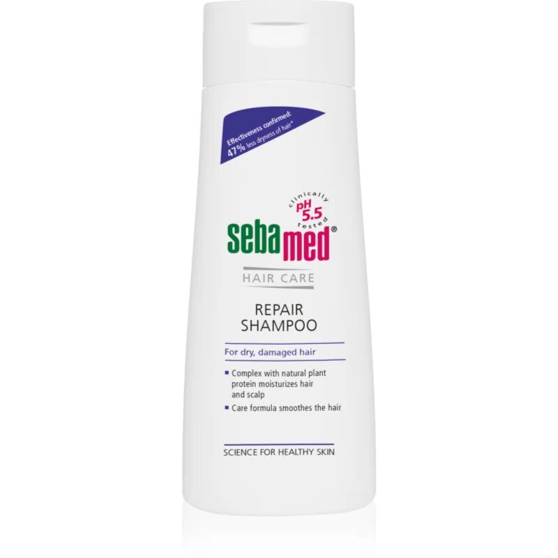 Sebamed Hair Care regeneracijski šampon za suhe in poškodovane lase 200 ml
