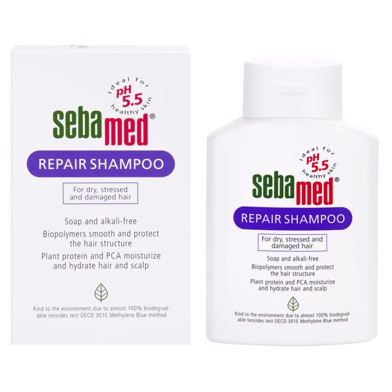 Sebamed Hair Care regeneracijski šampon za suhe in poškodovane lase 200 ml