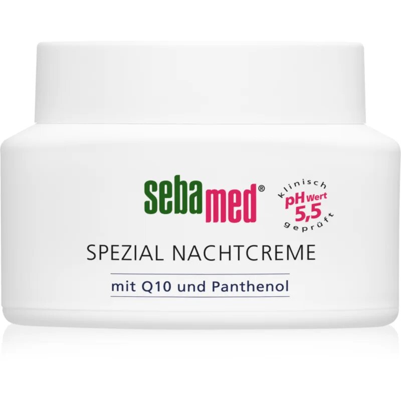 Sebamed Special Night Cream with Q10 and Panthenol nočna regeneracijska krema s koencimom Q10 75 ml