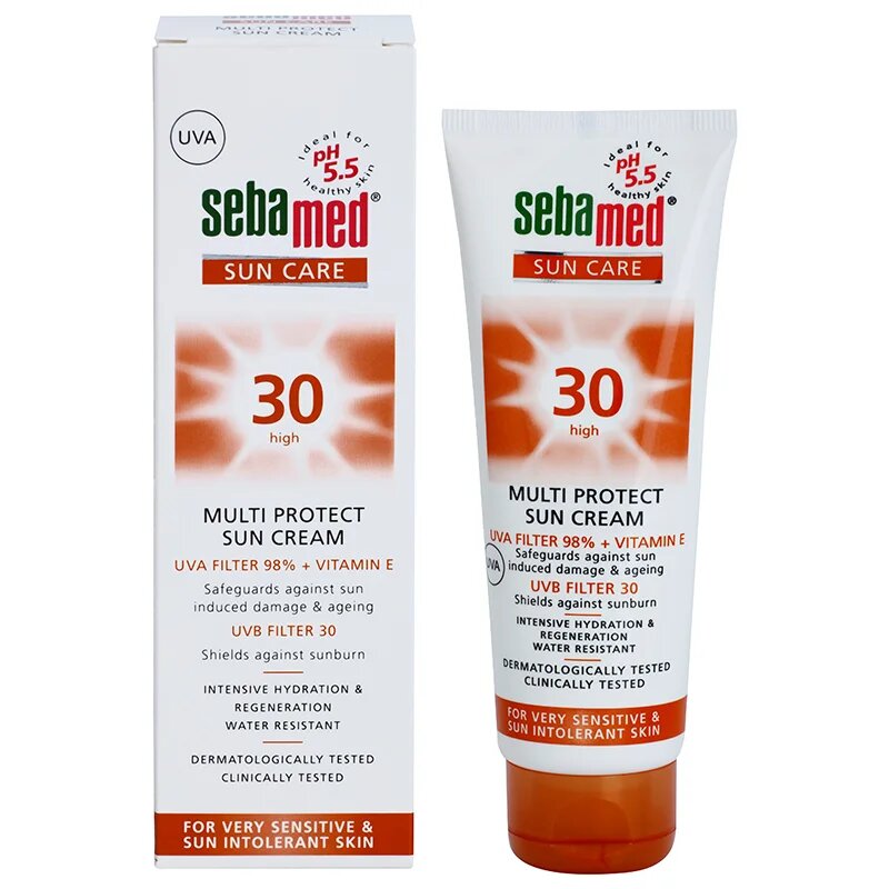 Sebamed Sun Care Multi Protect Sun Cream krema za sončenje SPF 30 75 ml