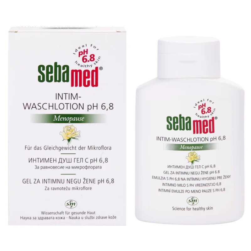 Sebamed Wash emulzija za intimno higieno za obdobje menopavze pH 68 200 ml