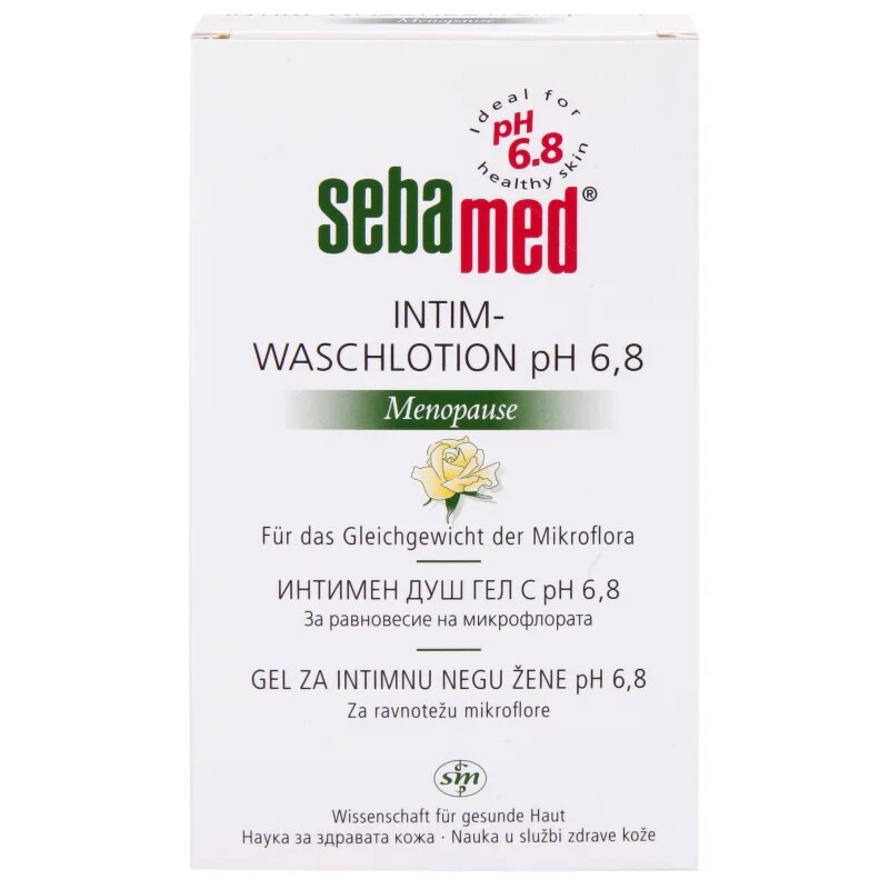 Sebamed Wash emulzija za intimno higieno za obdobje menopavze pH 68 200 ml