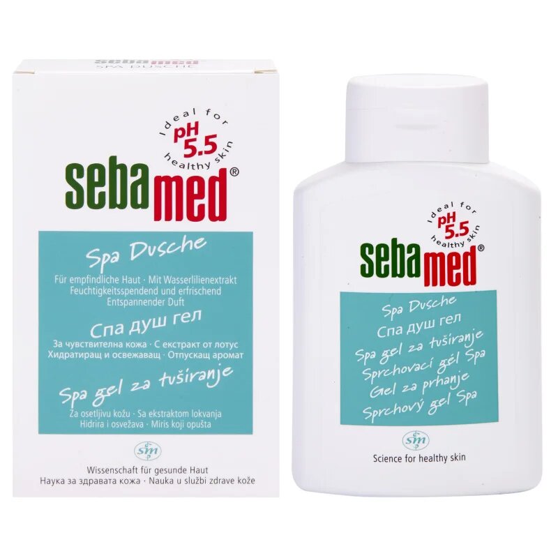 Sebamed Wash Sensitive skin gel za prhanje Spa 200 ml