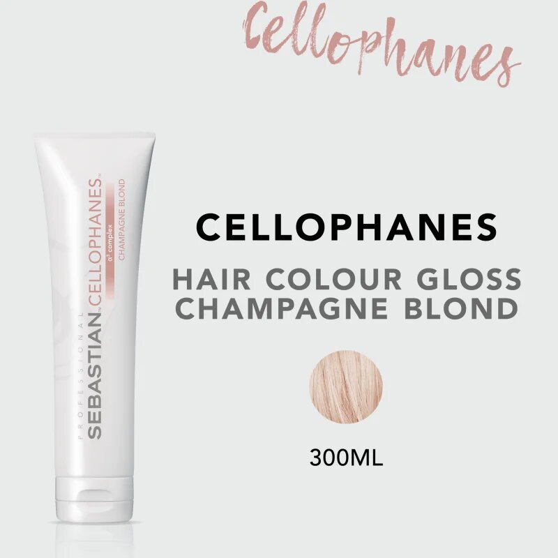 Sebastian Professional Cellophanes maska ki vrača sijaj barvanim lasem odtenek Rose Blond 300 ml