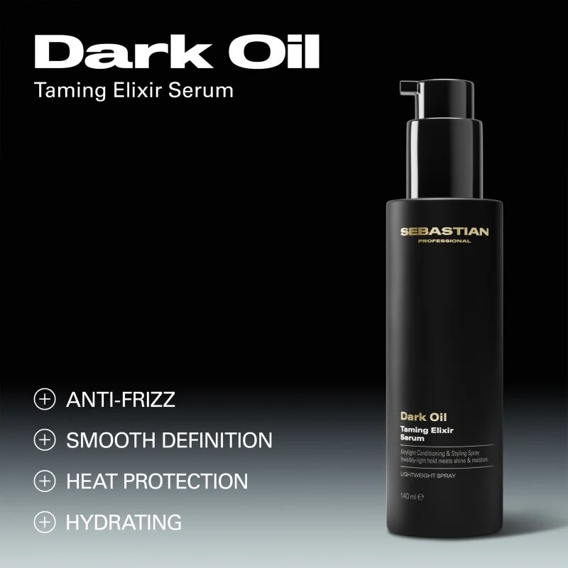 Sebastian Professional Dark Oil serum za sijaj in mehkobo las 140 ml