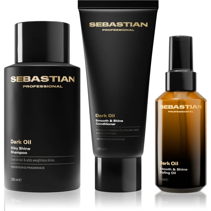 Sebastian Professional Dark Oil Set set za sijaj in mehkobo las