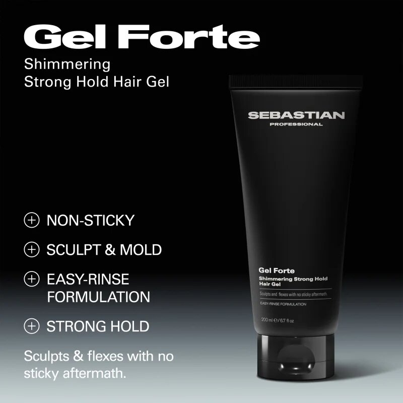Sebastian Professional Gel Forte gel za lase z močnim utrjevanjem 200 ml