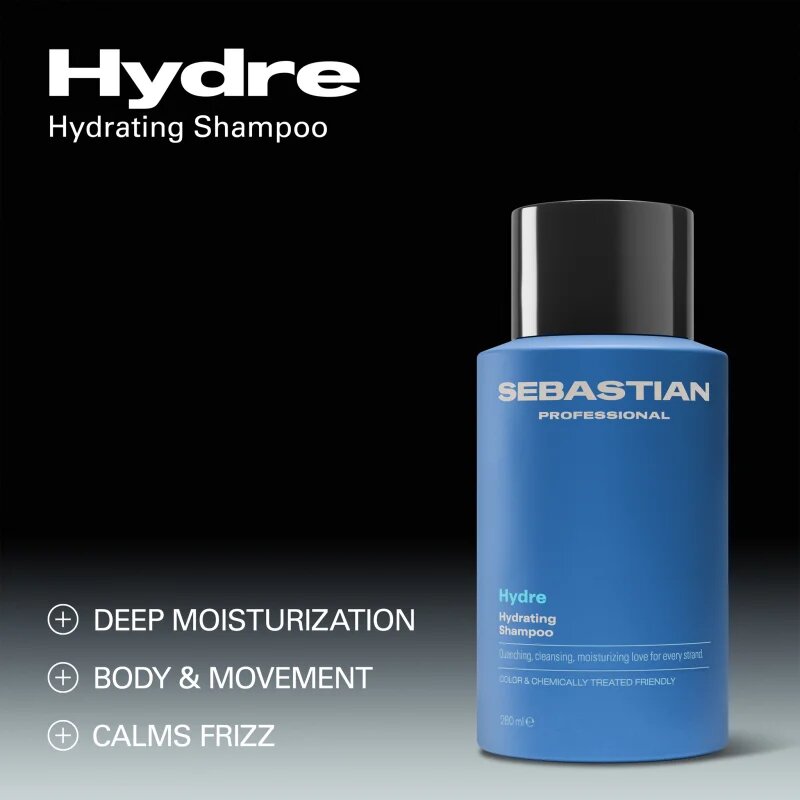 Sebastian Professional Hydre šampon za suhe in poškodovane lase 50 ml