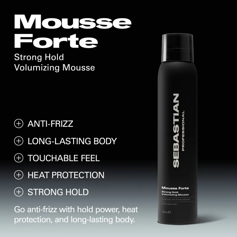 Sebastian Professional Mousse Forte penasti utrjevalec za lase 200 ml