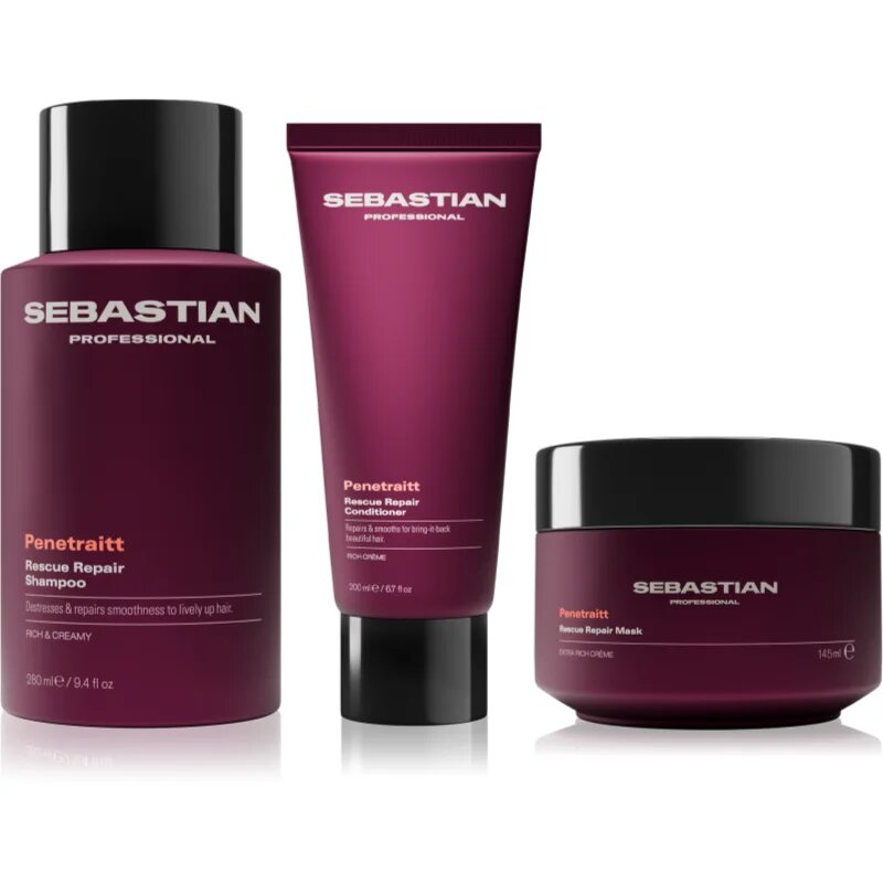 Sebastian Professional Penetraitt Bundle set za poškodovane in kemično obdelane lase