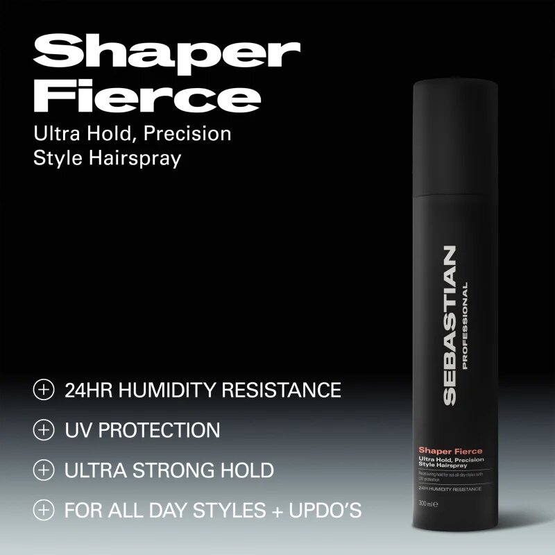 Sebastian Professional Shaper Fierce lak za lase ultra močna fiksacija 300 ml