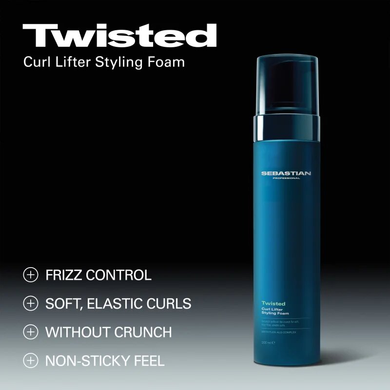 Sebastian Professional Twisted pena za styling las za valovite in kodraste lase 200 ml