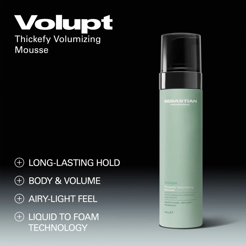 Sebastian Professional Volupt pena za styling las za volumen las 190 ml