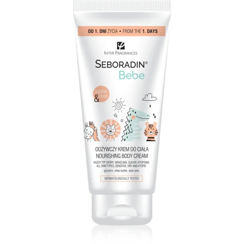 Seboradin Bebe hranilna krema za telo za otroke 200 ml