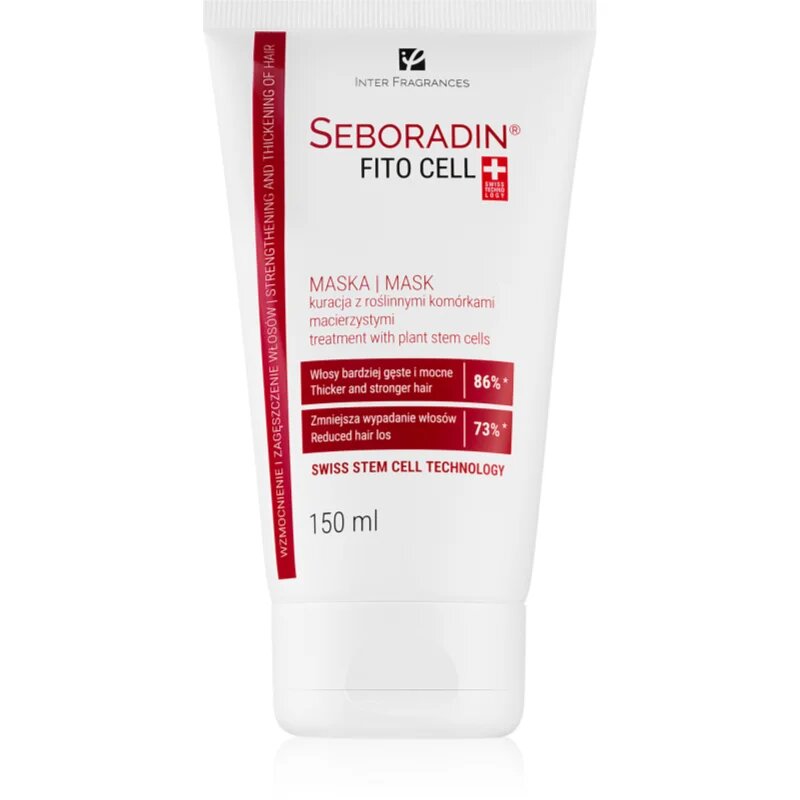 Seboradin Fito Cell maska za okrepitev las za oslabljene lase ki so nagnjeni k izpadanju 150 ml