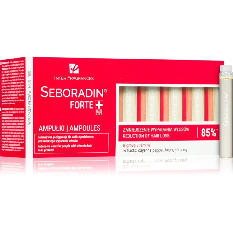 Seboradin Forte Plus ampule proti izpadanju las 14x5.5 ml