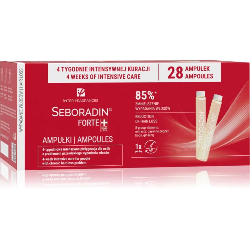 Seboradin Forte Plus ampule proti izpadanju las 24x5.5 ml