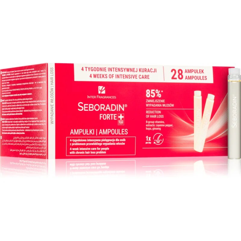 Seboradin Forte Plus ampule proti izpadanju las 28x5.5 ml