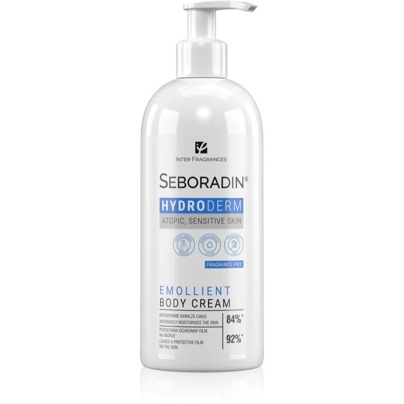 Seboradin Hydroderm krema za telo za suho in občutljivo kožo 400 ml