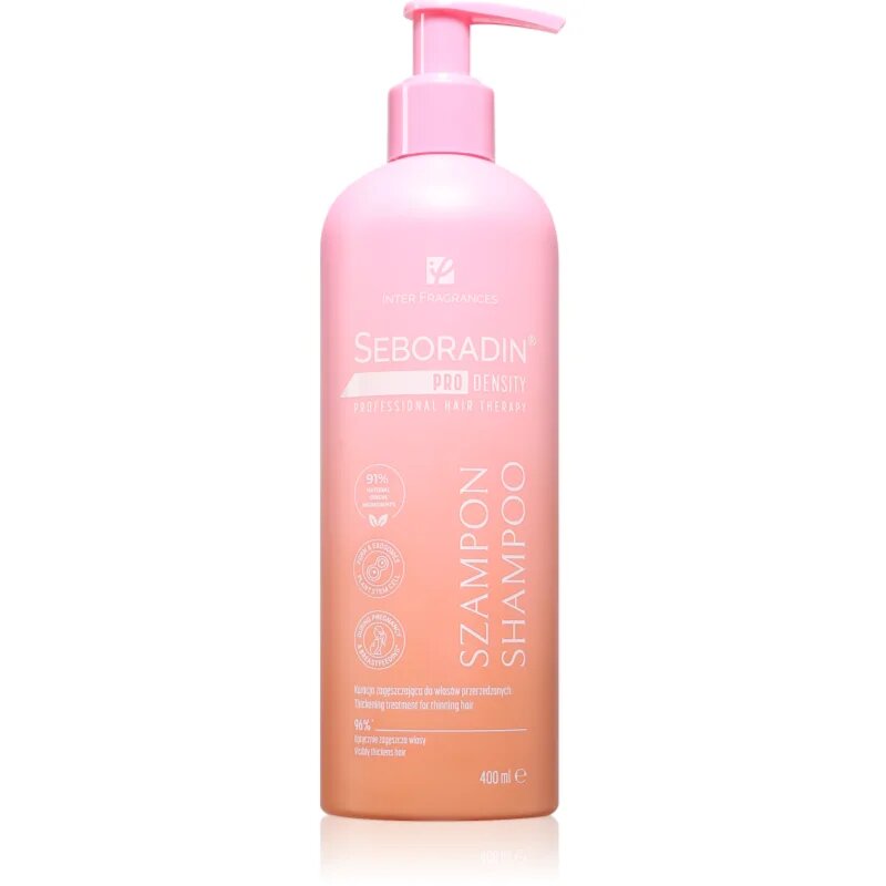 Seboradin PRO DENSITY Thickening Shampoo šampon za zgostitev za redke lase 400 ml